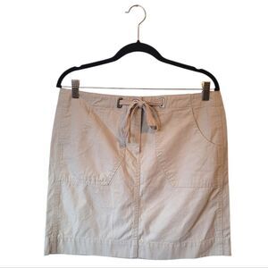 Loft Women's Khaki Cargo Skirt Size 8